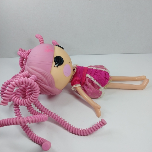 LalaLoopsy 12" Doll MGA 2010 Button Eyes Silly Pink Hair - Picture 11 of 14